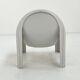 Fauteuil Blanc Modèle 4894 par Gae Aulenti pour Kartell, 1970