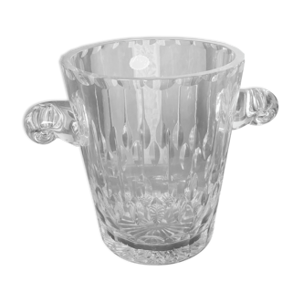 Old hand-cut crystal champagne bucket