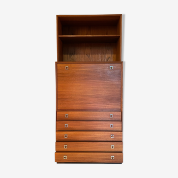 Secretary & matching bookcase by Arne Vodder for Sibast - Denmark - 1960's