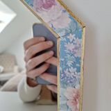 Vintage octagon mirror