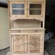 Antique raw wood dresser