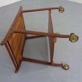 Danish Organic Teak Tea Cart, 1960s