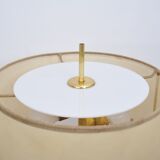 Suede table lamp, 1950s