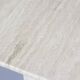 Travertine side table
