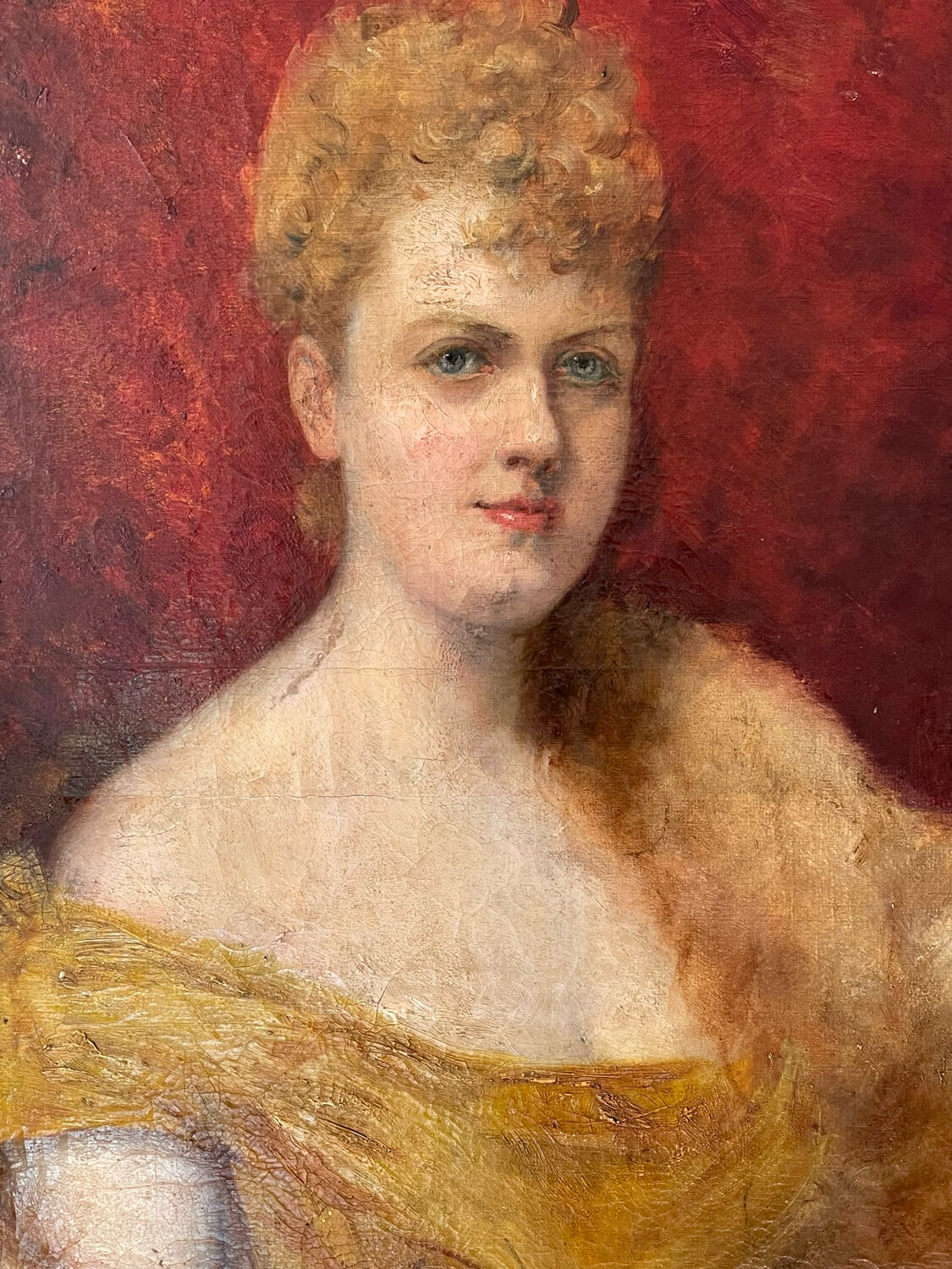 Portrait d’une élégante circa 1900