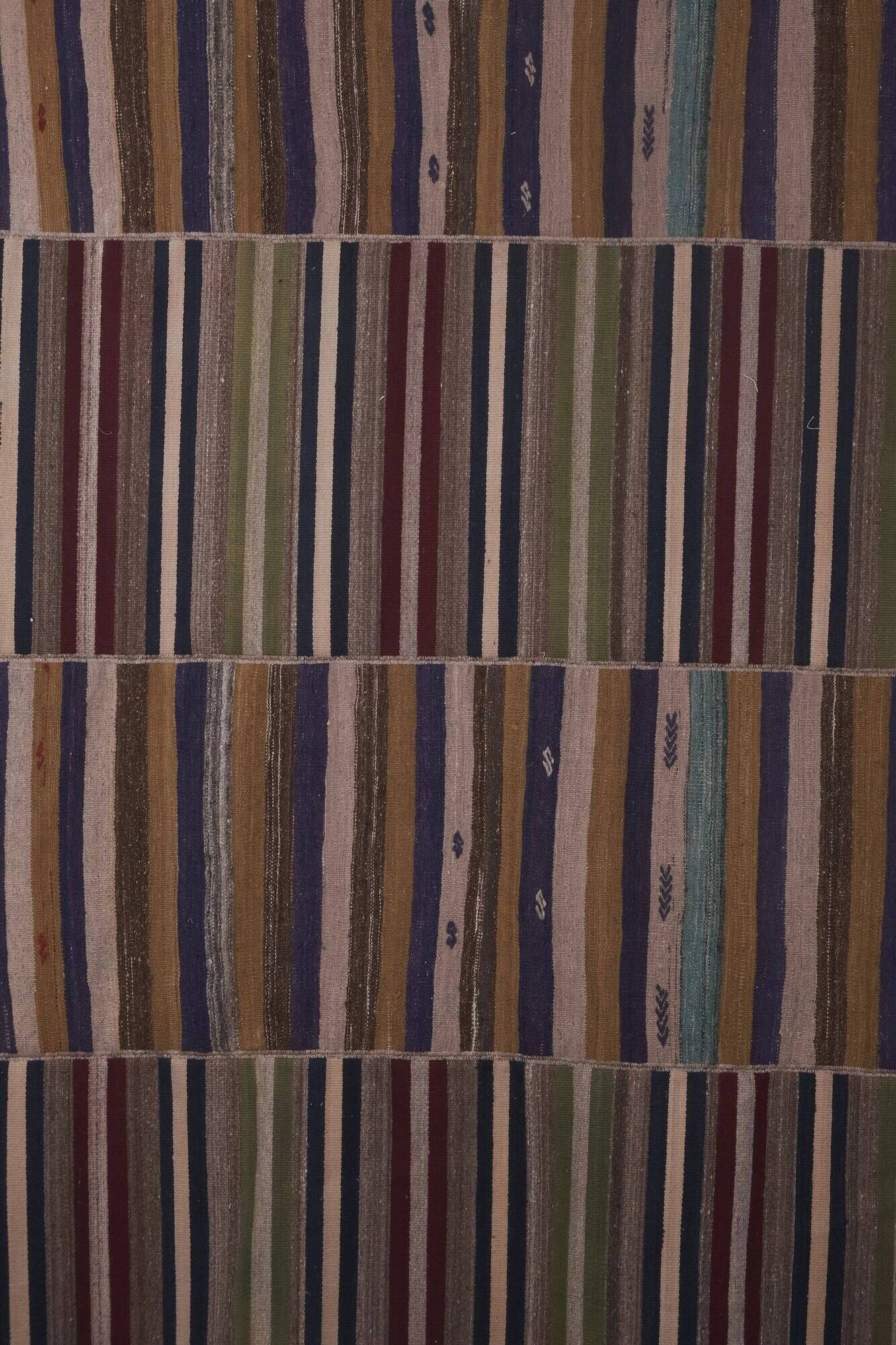 Vintage Turkish kilim handwoven 270x340 cm