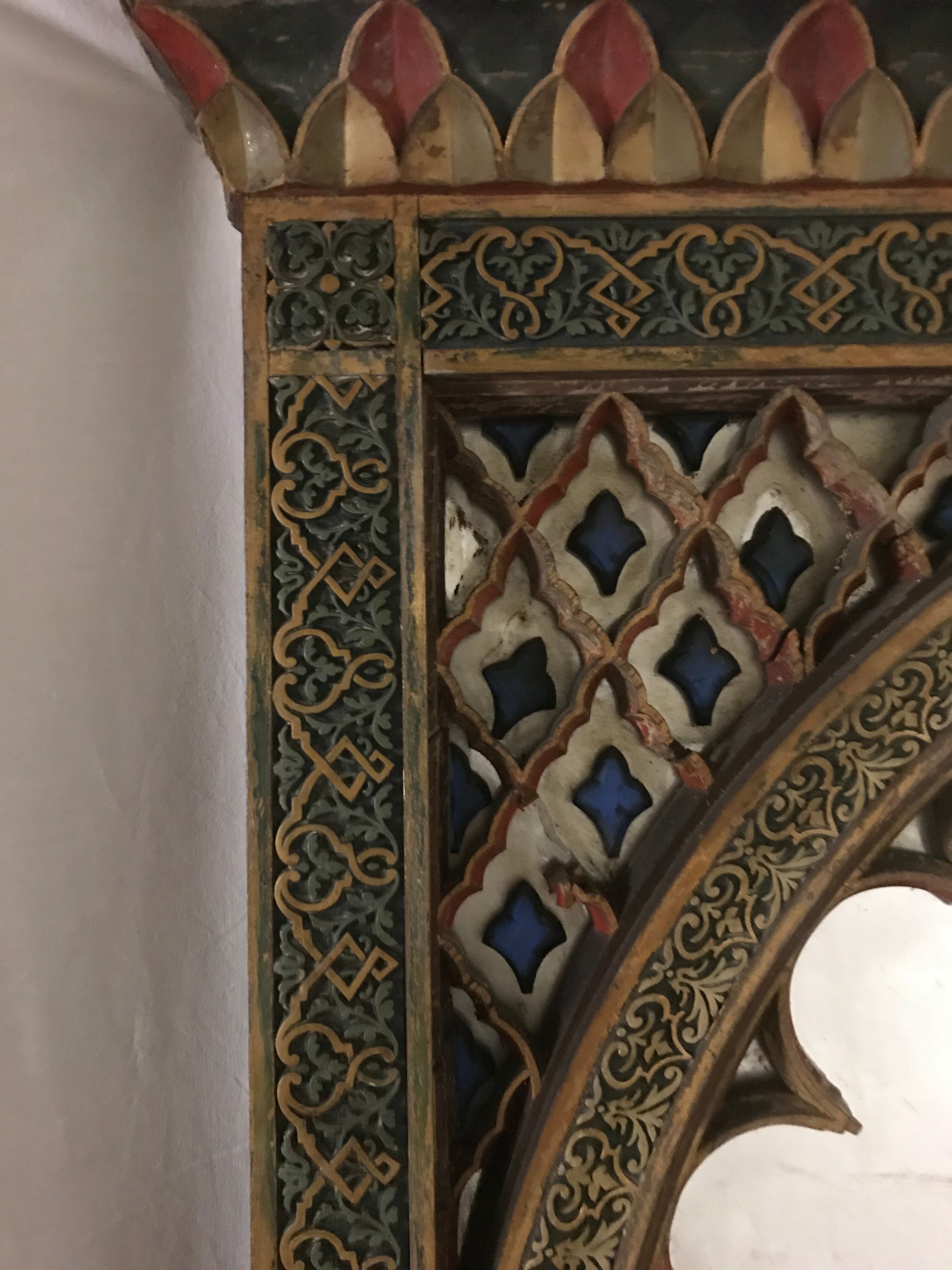 Old Radjastan mirror arch 190x120 cm