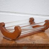 Art deco wooden cup, art deco tray, fruit bowl, decorative tray, centerpiece, kitchen