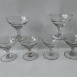 Selency champagne glasses x Monoprix Croisé Laroche