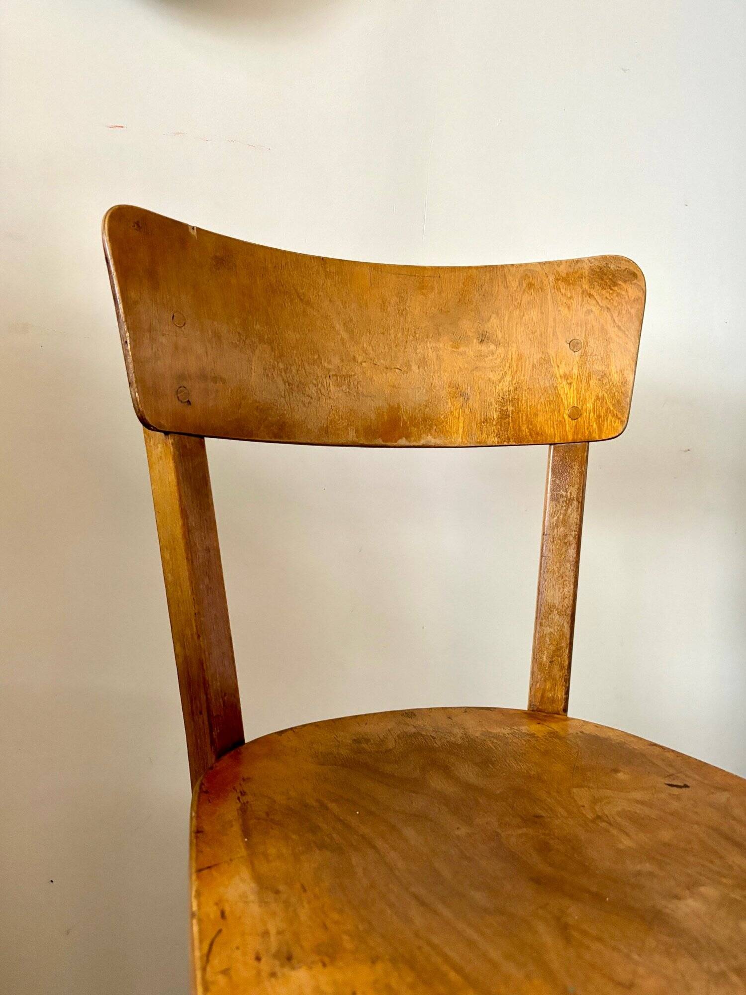 Baumann bistro chair in light beech