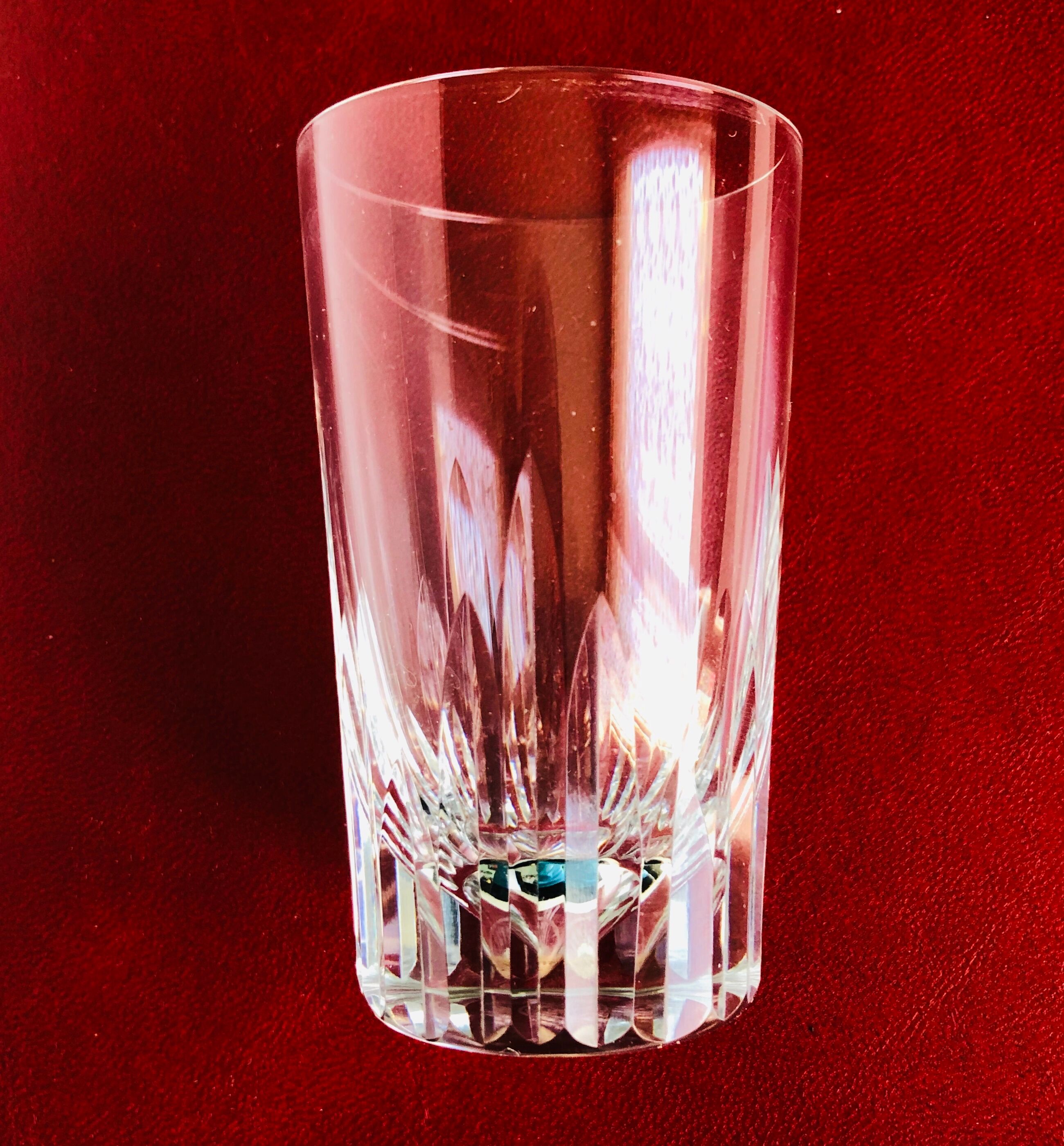 Set of 9 glasses of Baccarat
