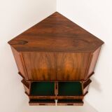 Meuble d'angle danois en palissandre, années 1960