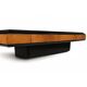 Large coffee table in elm burl – Contemporary design