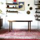 Expandable oak table, denmark 1960s/1970s, vintage, mid-c modern