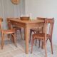 Solid wood kitchen table