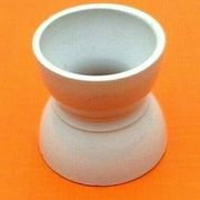 Coquetier diabolo old Faience color sky blue Height: 45mm