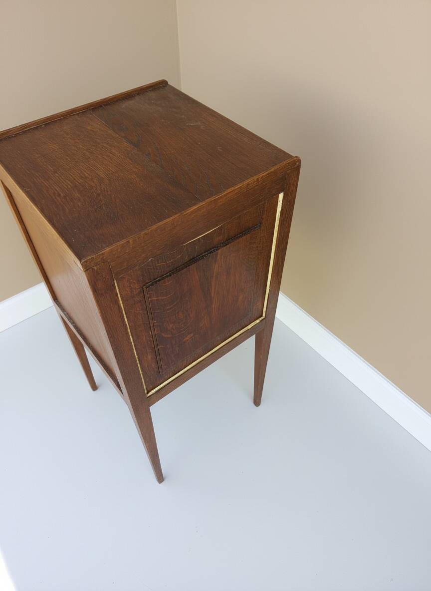 Vintage oak bedside table – circa 1950