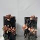 Pair of 20th century slip tube vases