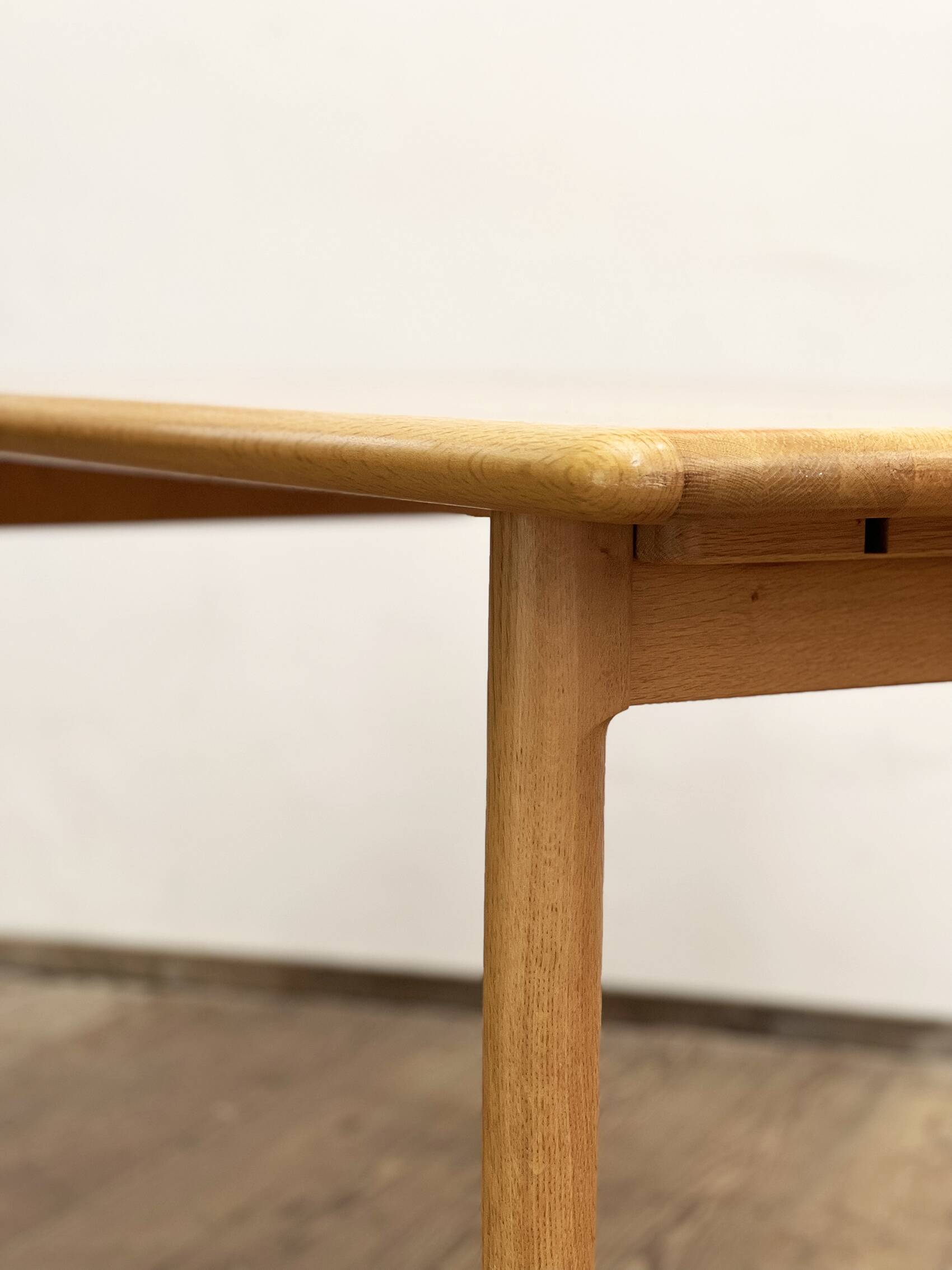 Mid century modern oak wood dining table, Danish Design, 1960s, Denmark