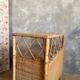Vintage rattan sideboard