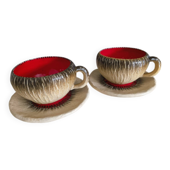 Ceramic breakfast service – Bruno Dose – Poterie du Breuil,