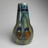 Art Deco Flemish vase with floral motifs, 1920s