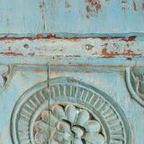 Old wooden door