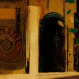 Italian painting depicting city district