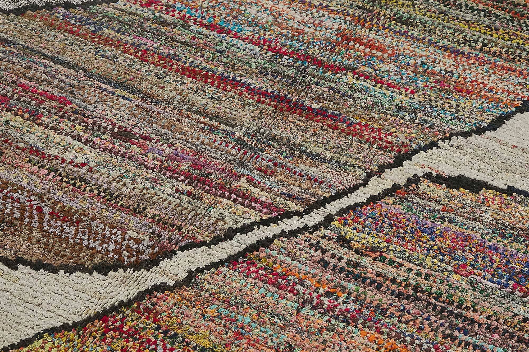 Handwoven Turkish Recycled Boho Rug 200 cm x 310 cm