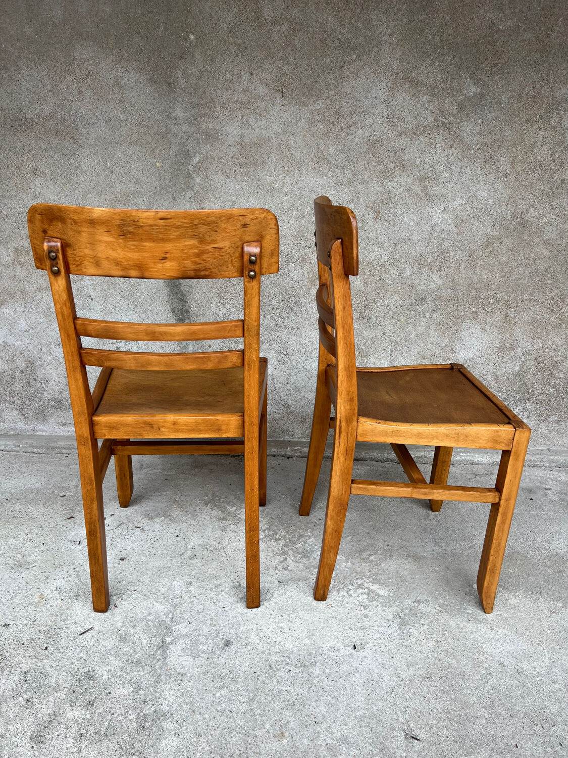 2 vintage bistro chairs