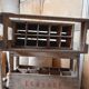 Wooden bottle rack