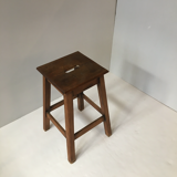 Antique square stool