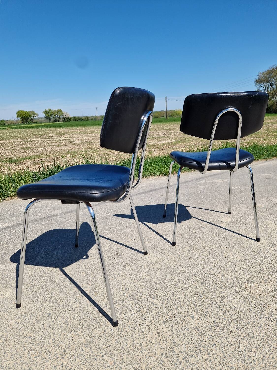 Set of 2 60s designer chairs