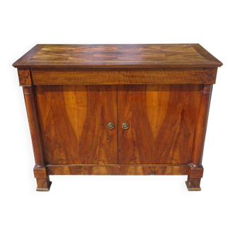 Buffet Empire, marquetry sideboard made of various woods.