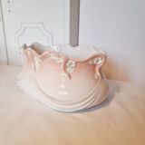 Art Deco Style French Porcelain Planter or Vase in Barbotine
