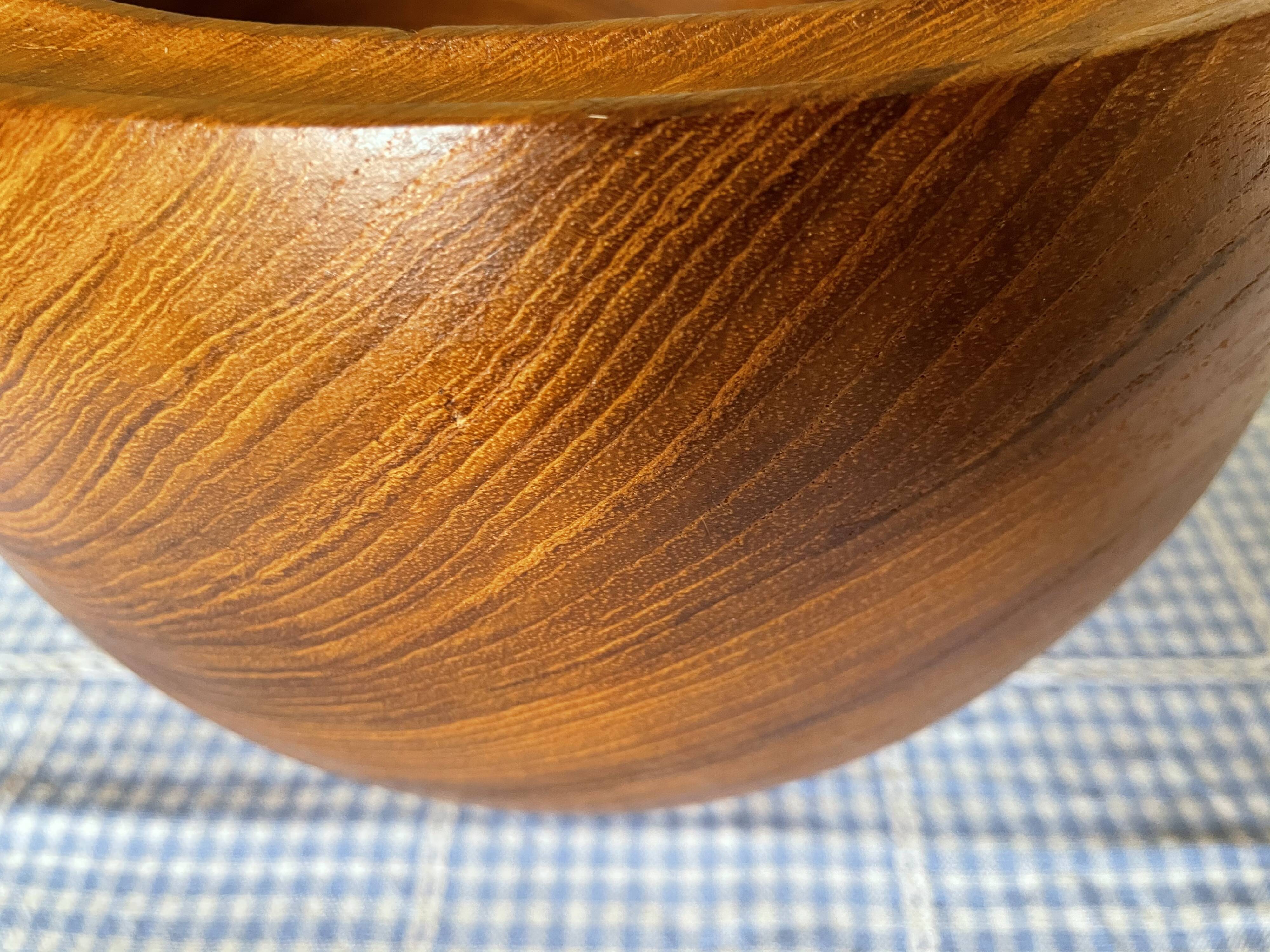 Vintage teak salad bowl
