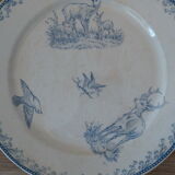 9 Pexonne plates, hunting