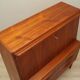 Teak secretary, Danish design, 1960s, Erling Torvits, Klim Møbelfabrik