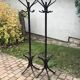 Paire de portants Thonet hongrois en bois marron, 1930s — élancés avec porte-parapluie