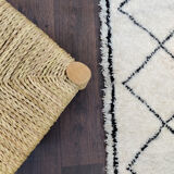 Berber carpet small diamonds 150x250 cm