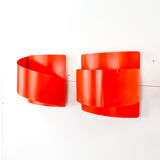 Ensemble de 2 appliques suédoises Peter Celsing pour Felkenbergs Belysning