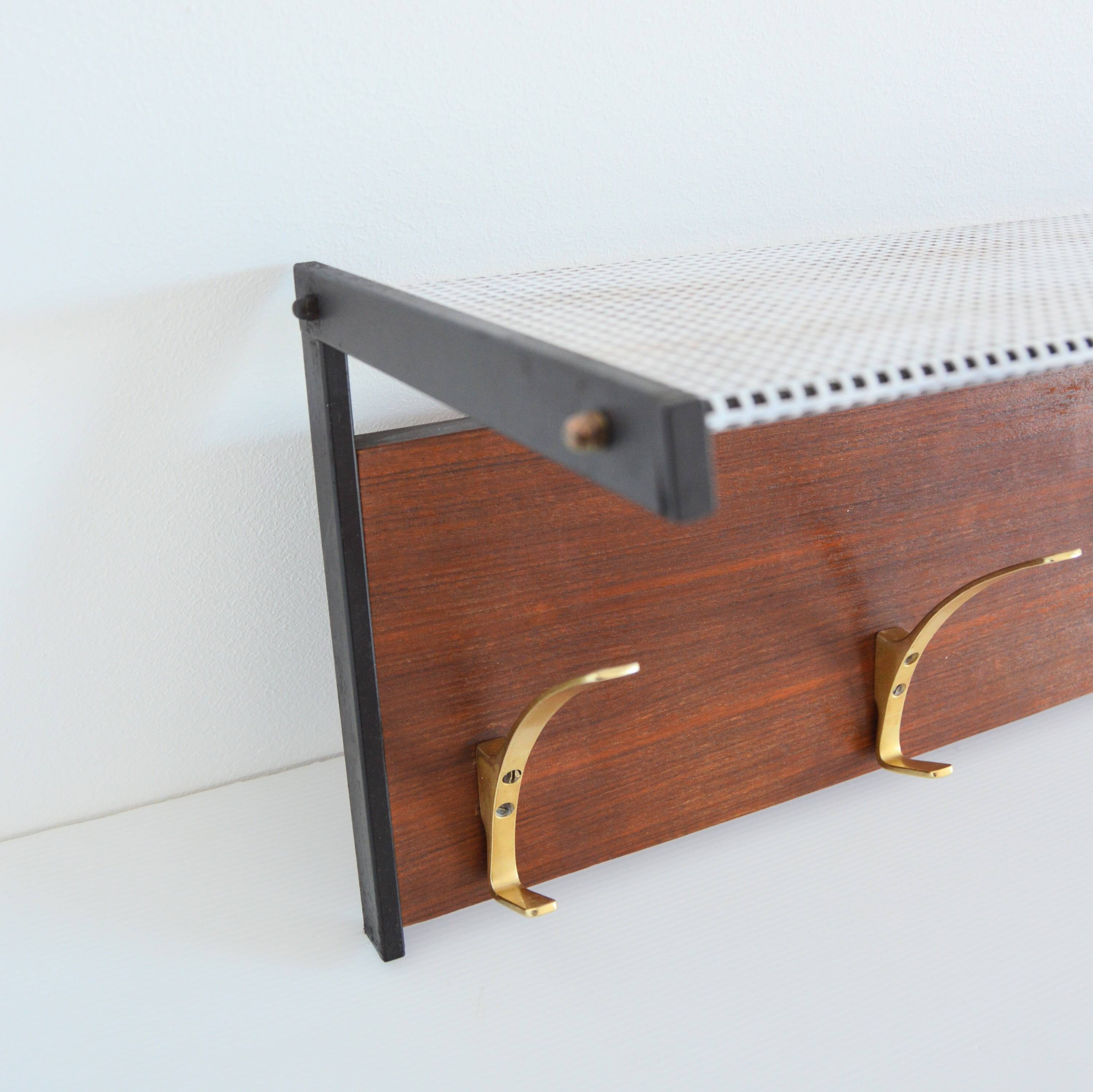 Vintage 1950s coat rack / hat rack