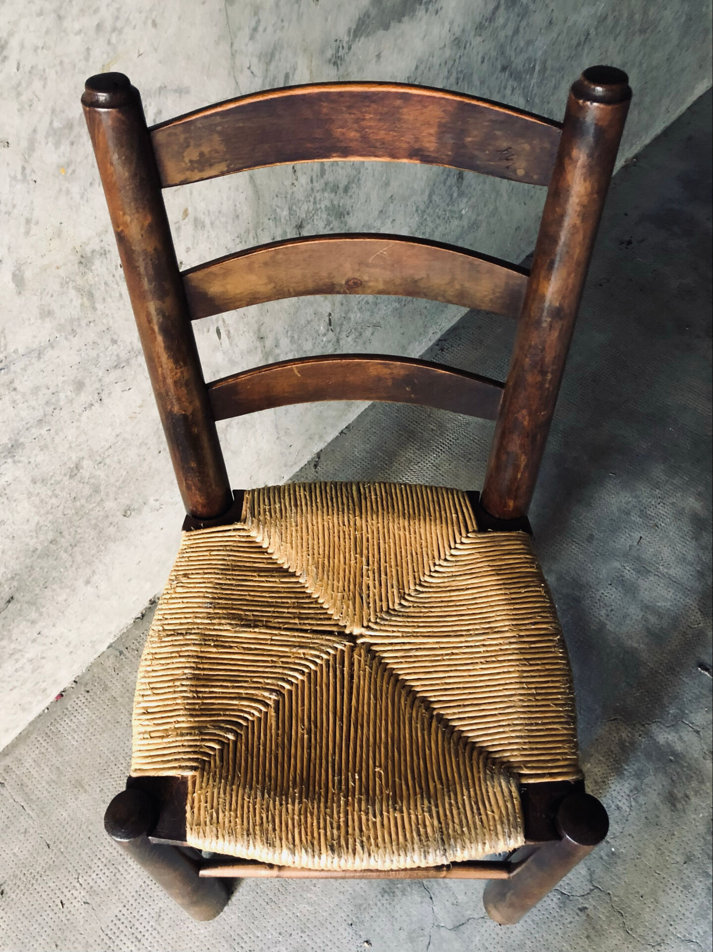 Set of 6 chairs in Brutalist style / Georges Robert