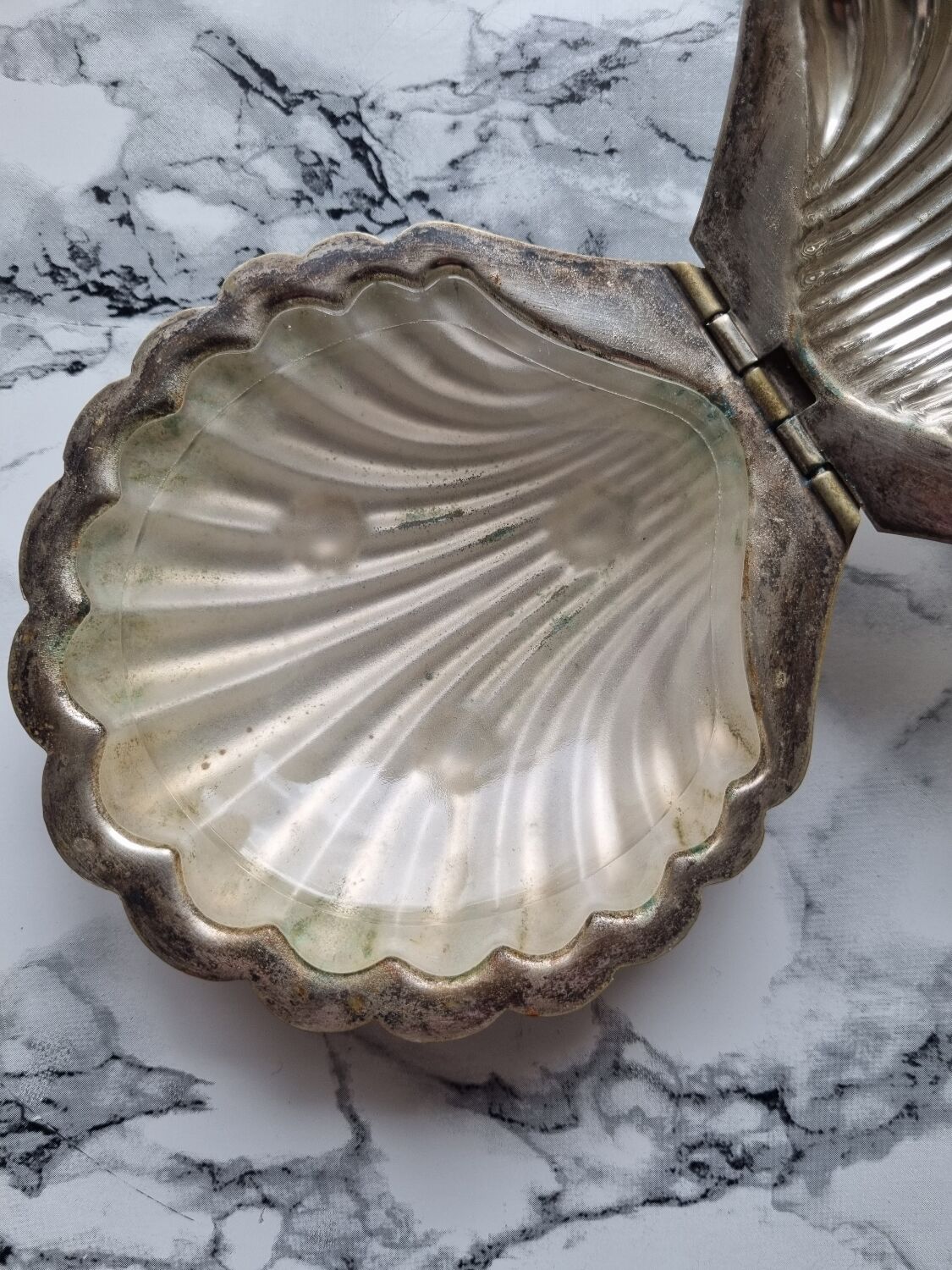 Shell butter dish