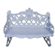 Banc de jardin en fonte d'aluminium