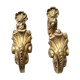 Pair of bronze kisses