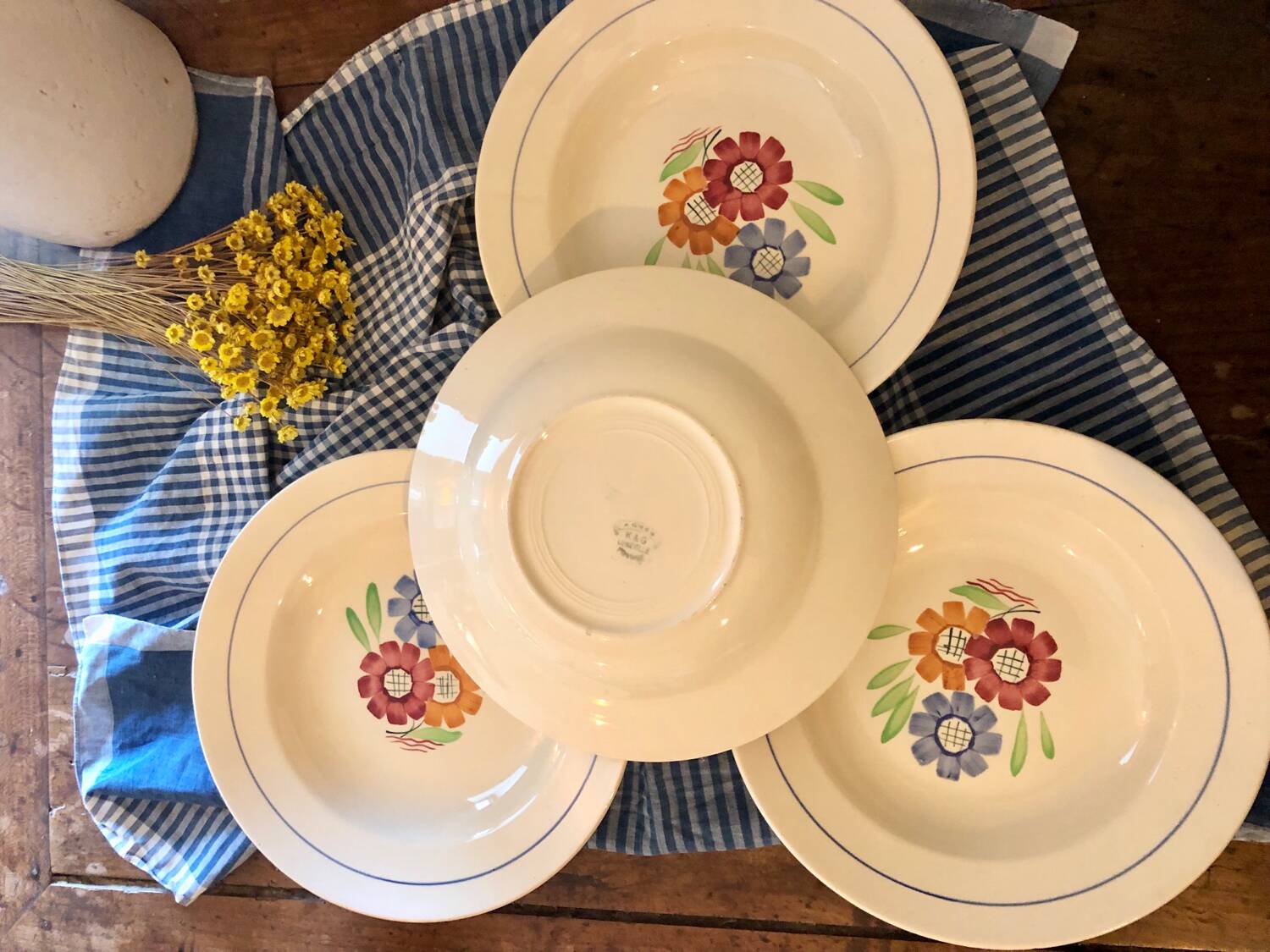 Luneville soup plates