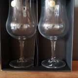 2 large Cristal d’Arques glasses Original box