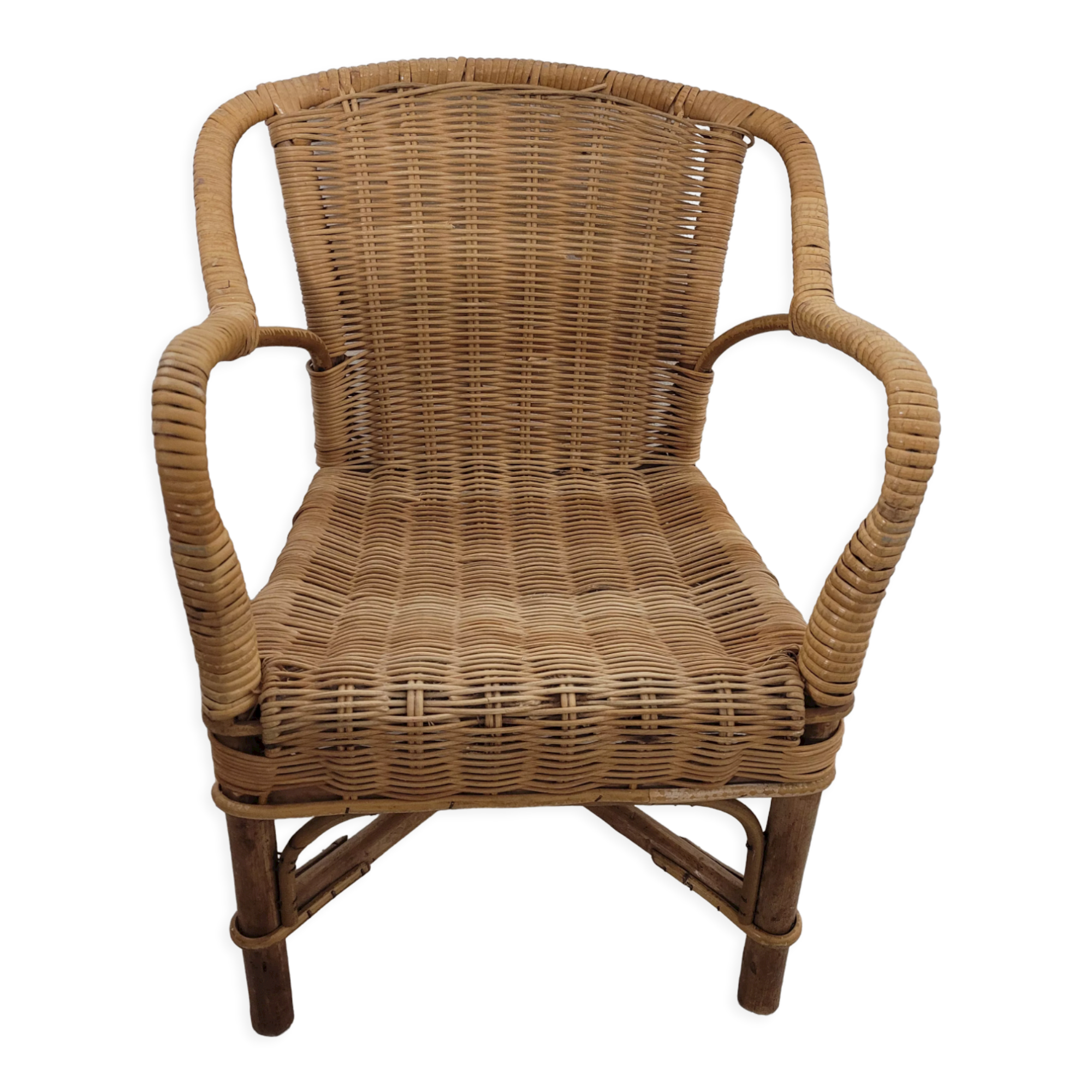 Rattan children's chair