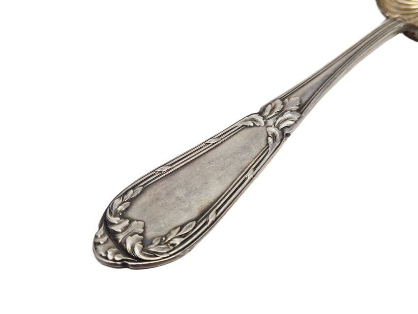 Biedermeier marinated tomato spoon, France, 1900s
